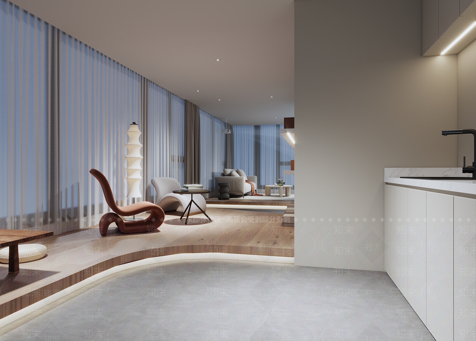 现代家居影音室3D模型下载【ID:1109789180】
