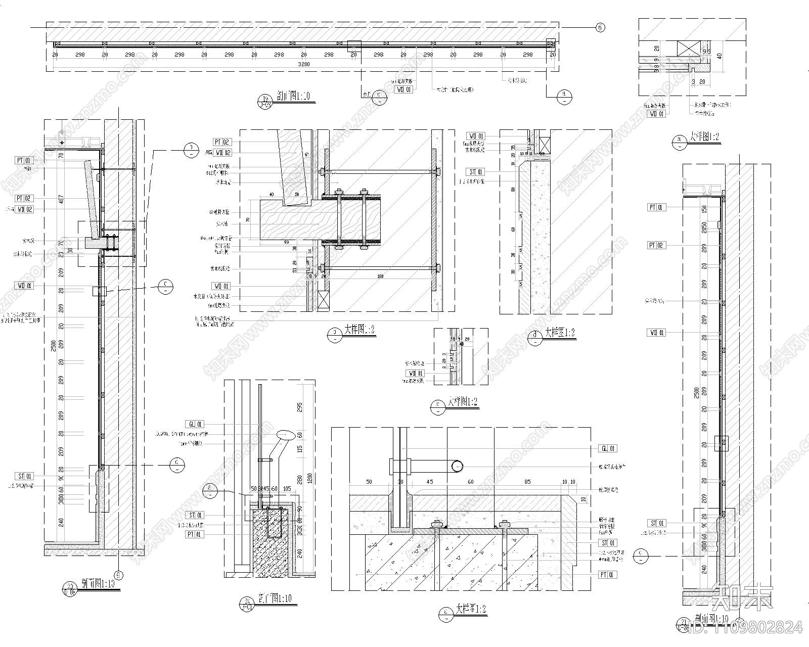 贵阳中医第二附属医院cad施工图下载【ID:1109802824】