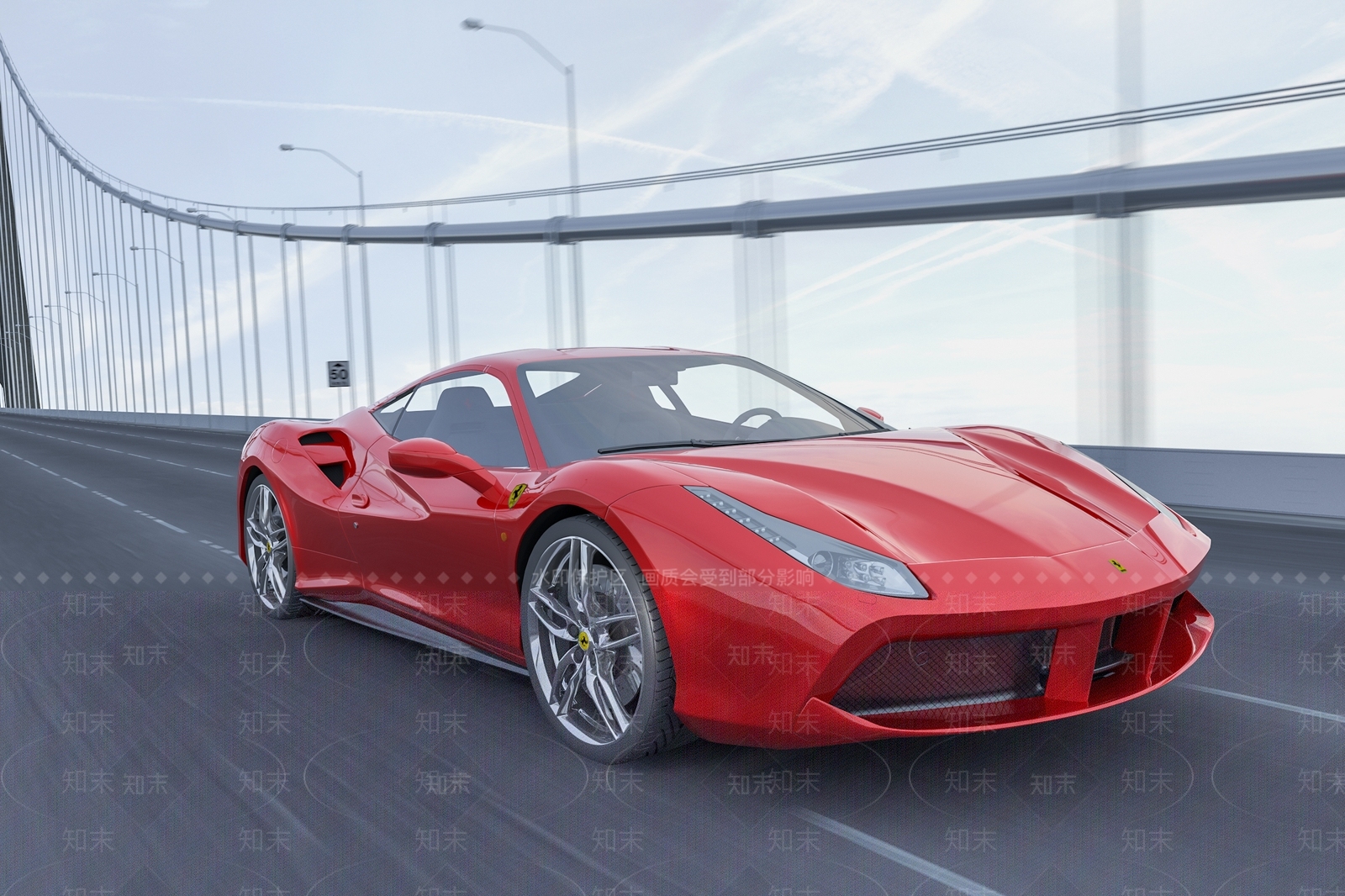 现代法拉利汽车3D模型下载【ID:1109804111】