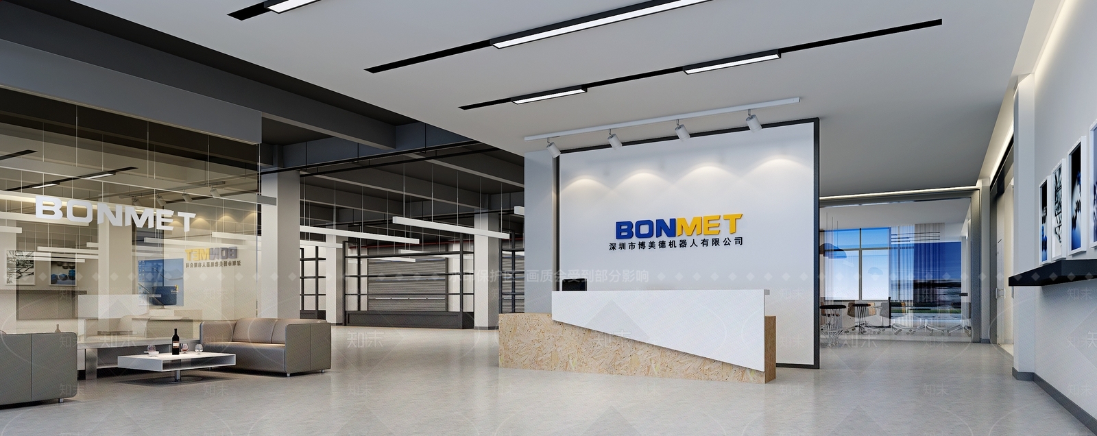 现代科技公司大堂3D模型下载【ID:1109818948】