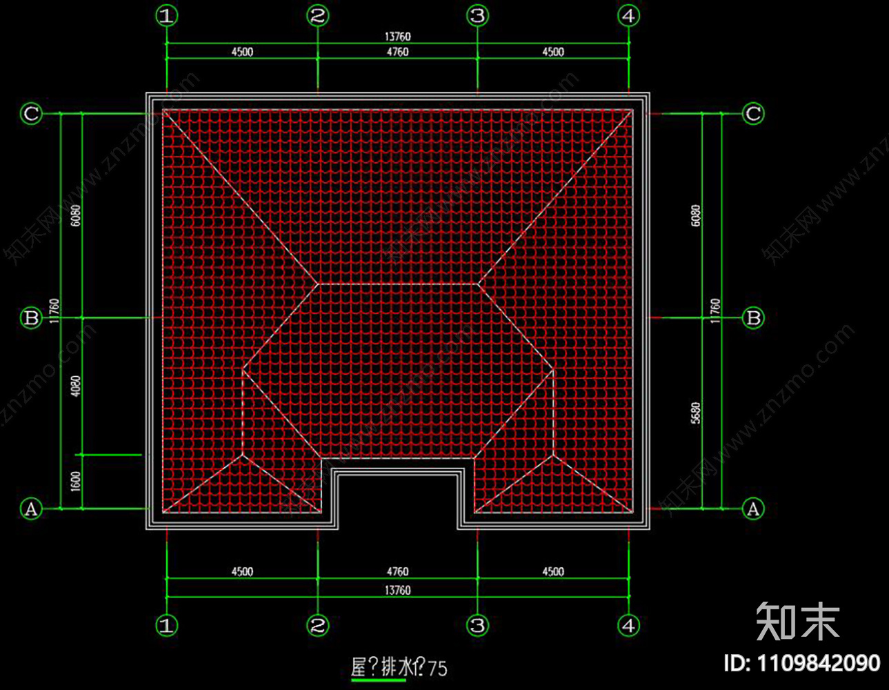 钢结构别墅CAD施工图下载【ID:1109842090】