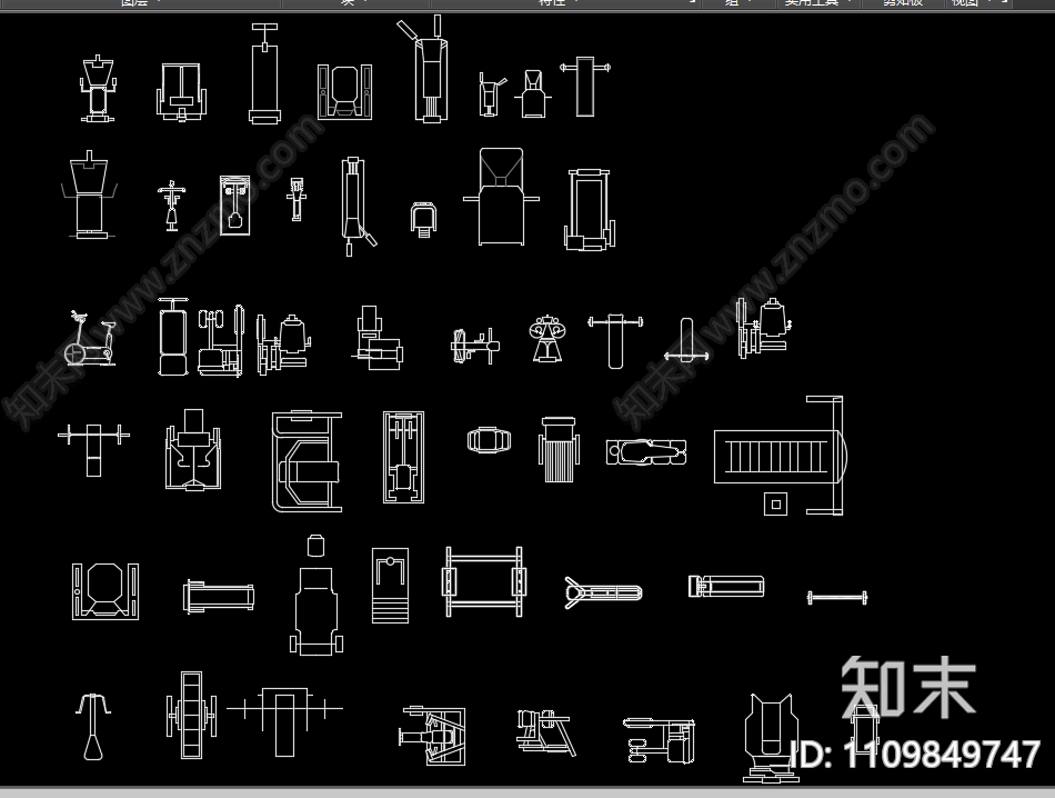 娱乐健身施工图下载【ID:1109849747】