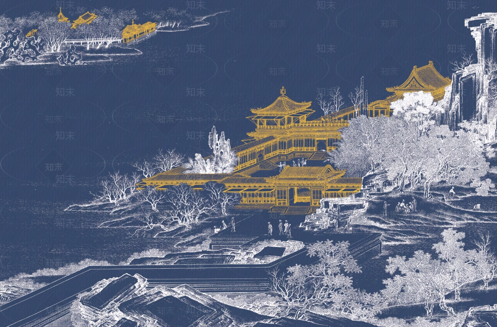 壁画高清贴图材质