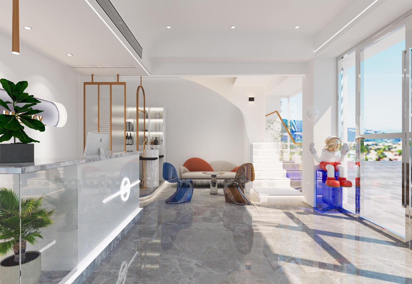 现代理发店3D模型下载【ID:1109874144】