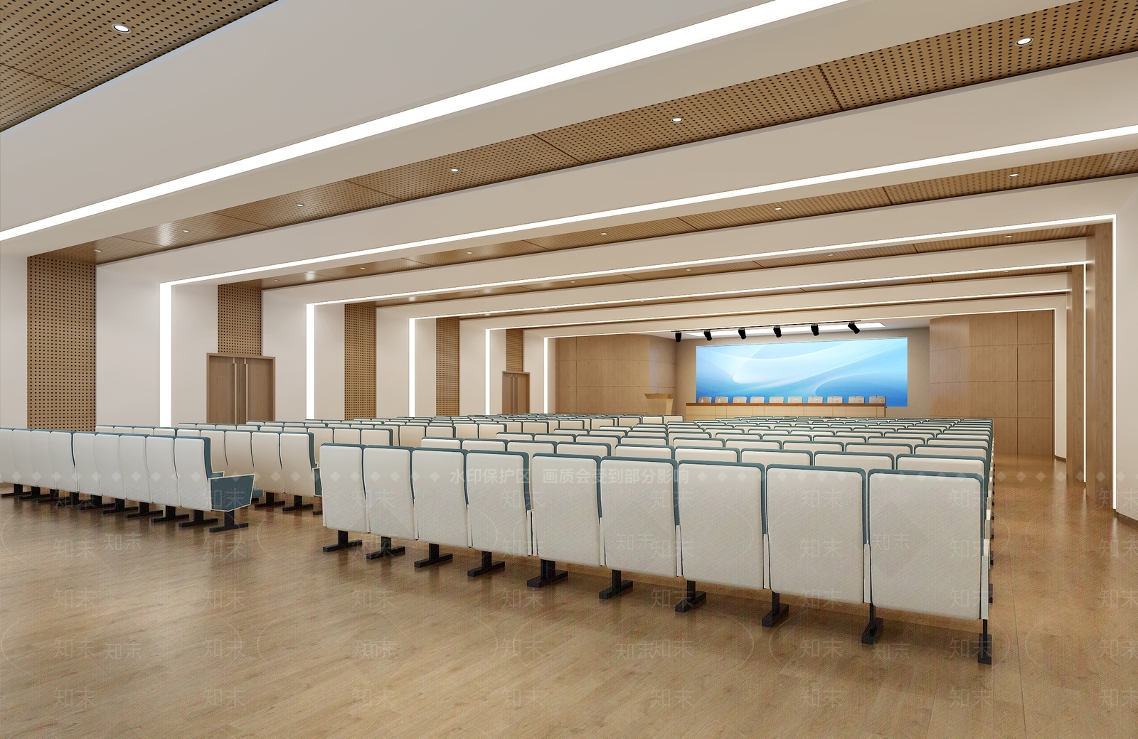 现代报告厅3D模型下载【ID:1109880864】