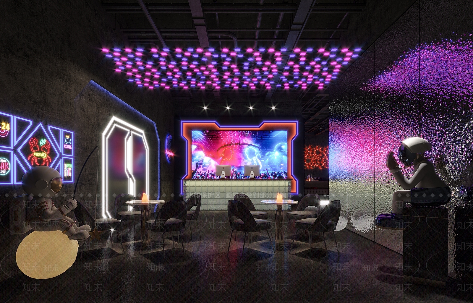 工业风酒吧3D模型下载【ID:1109883881】