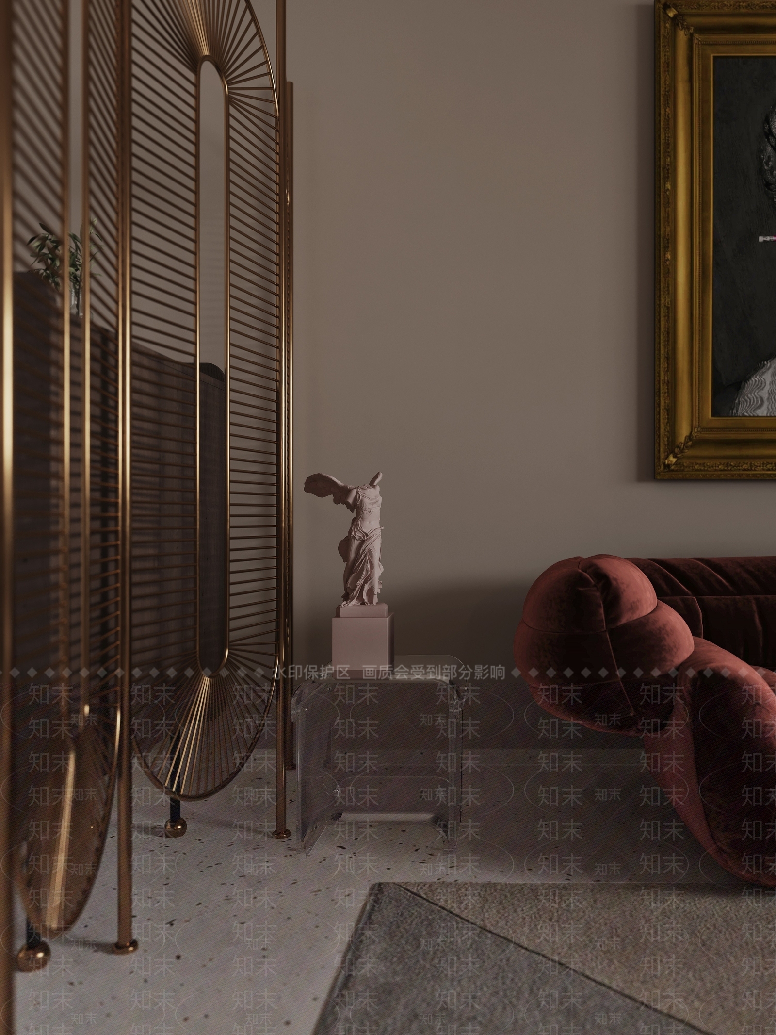 现代单身公寓3D模型下载【ID:1109902316】
