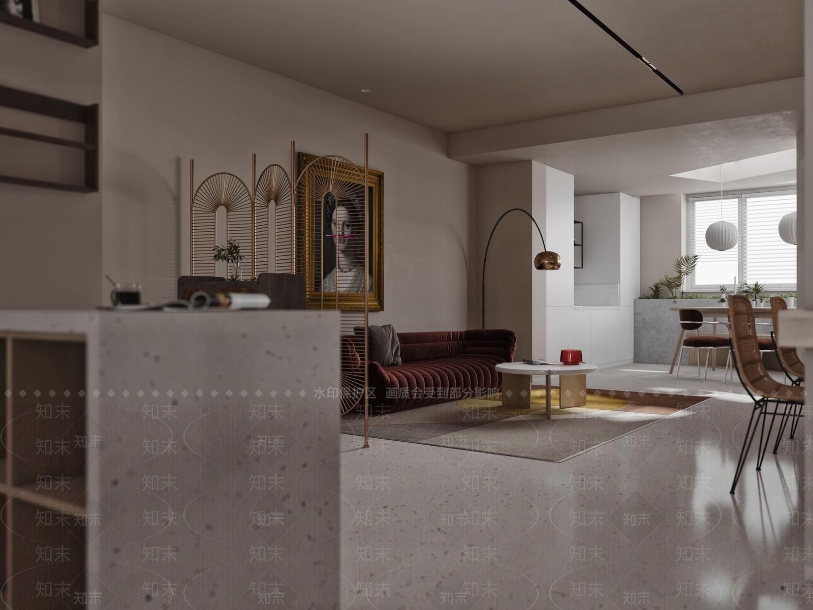 现代单身公寓3D模型下载【ID:1109902316】