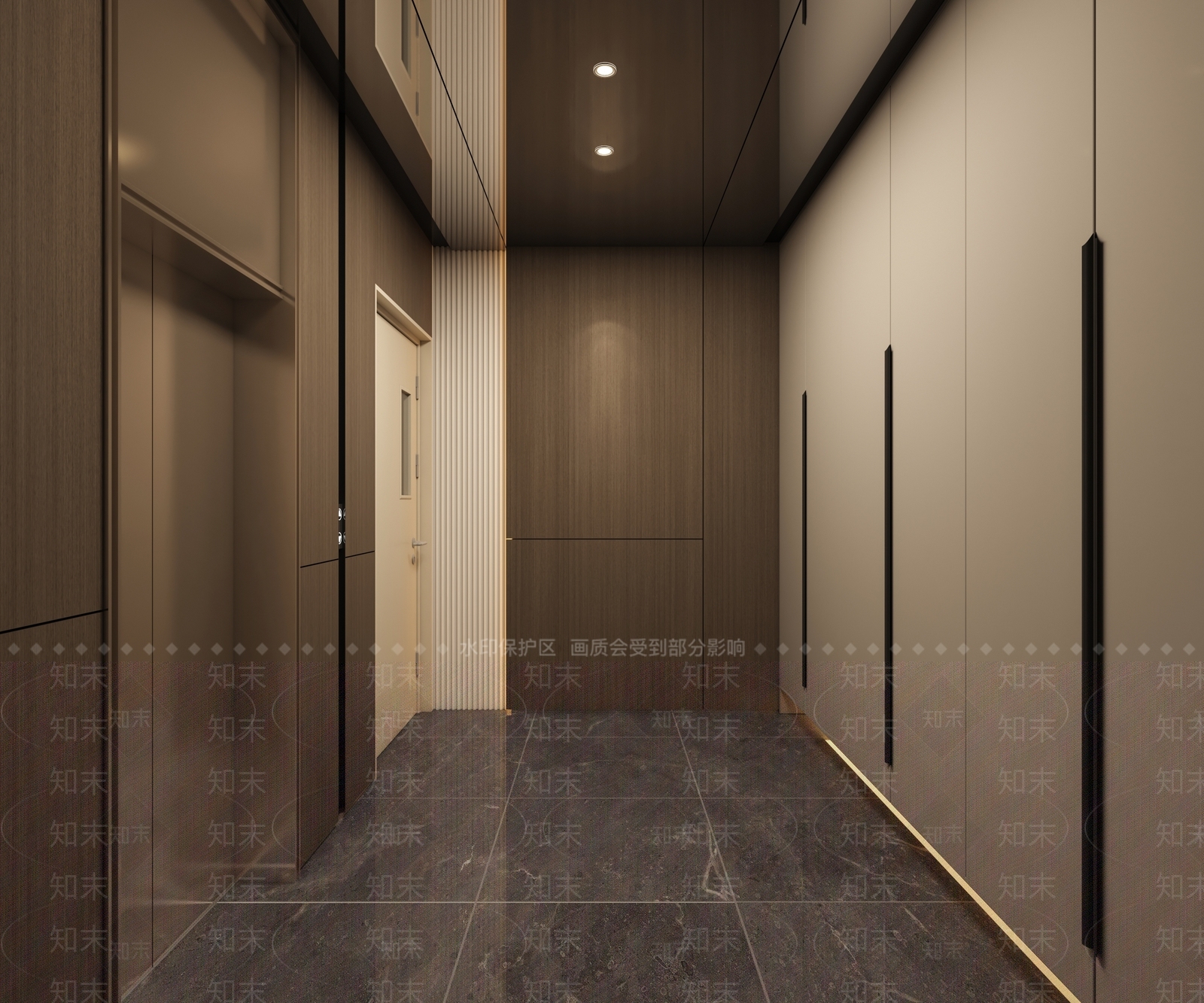 现代电梯间3D模型下载【ID:1109906932】