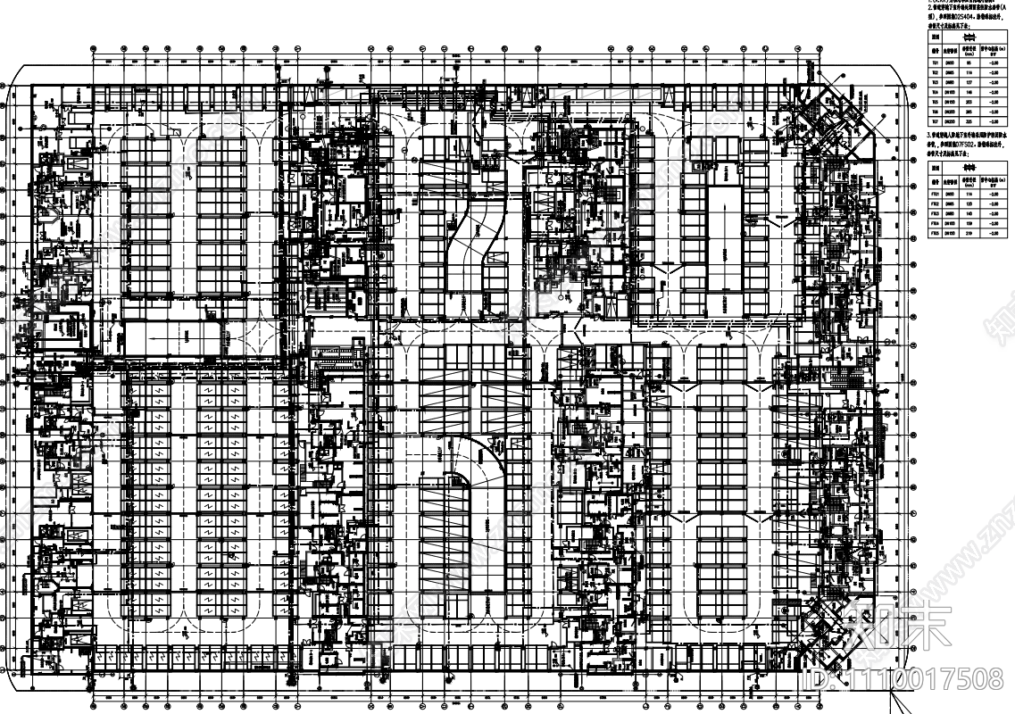 地库给排水cad施工图下载【ID:1110017508】