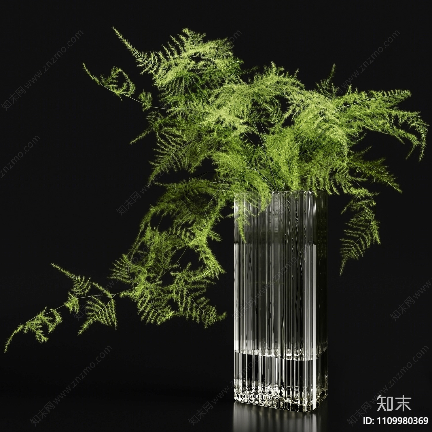 现代水生植物3D模型下载【ID:1109980369】