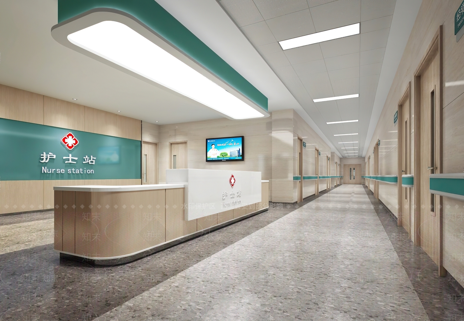 现代医院3D模型下载【ID:1109987974】