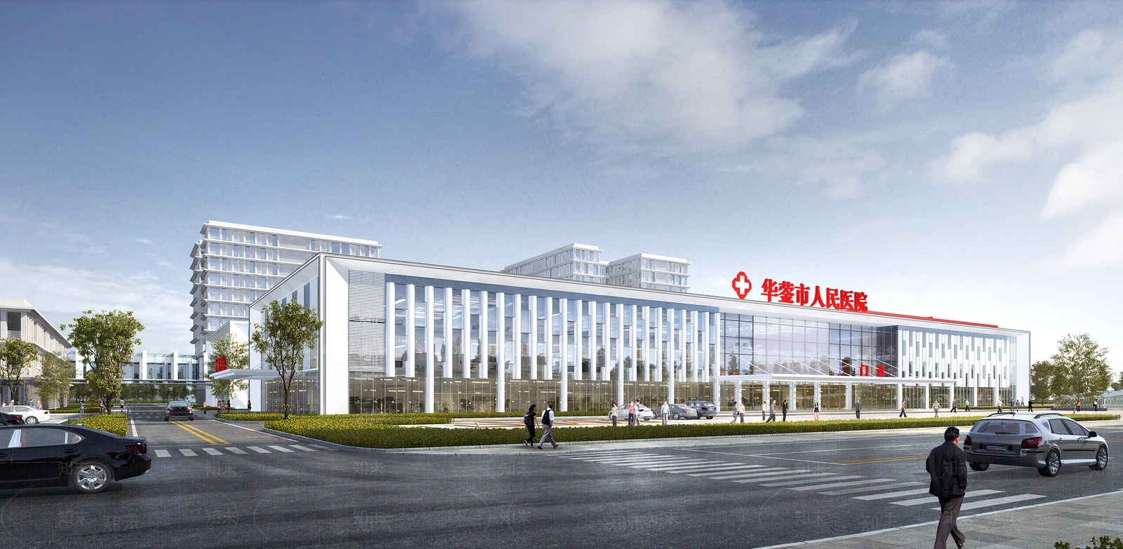 现代医疗建筑SU模型下载【ID:1110148719】