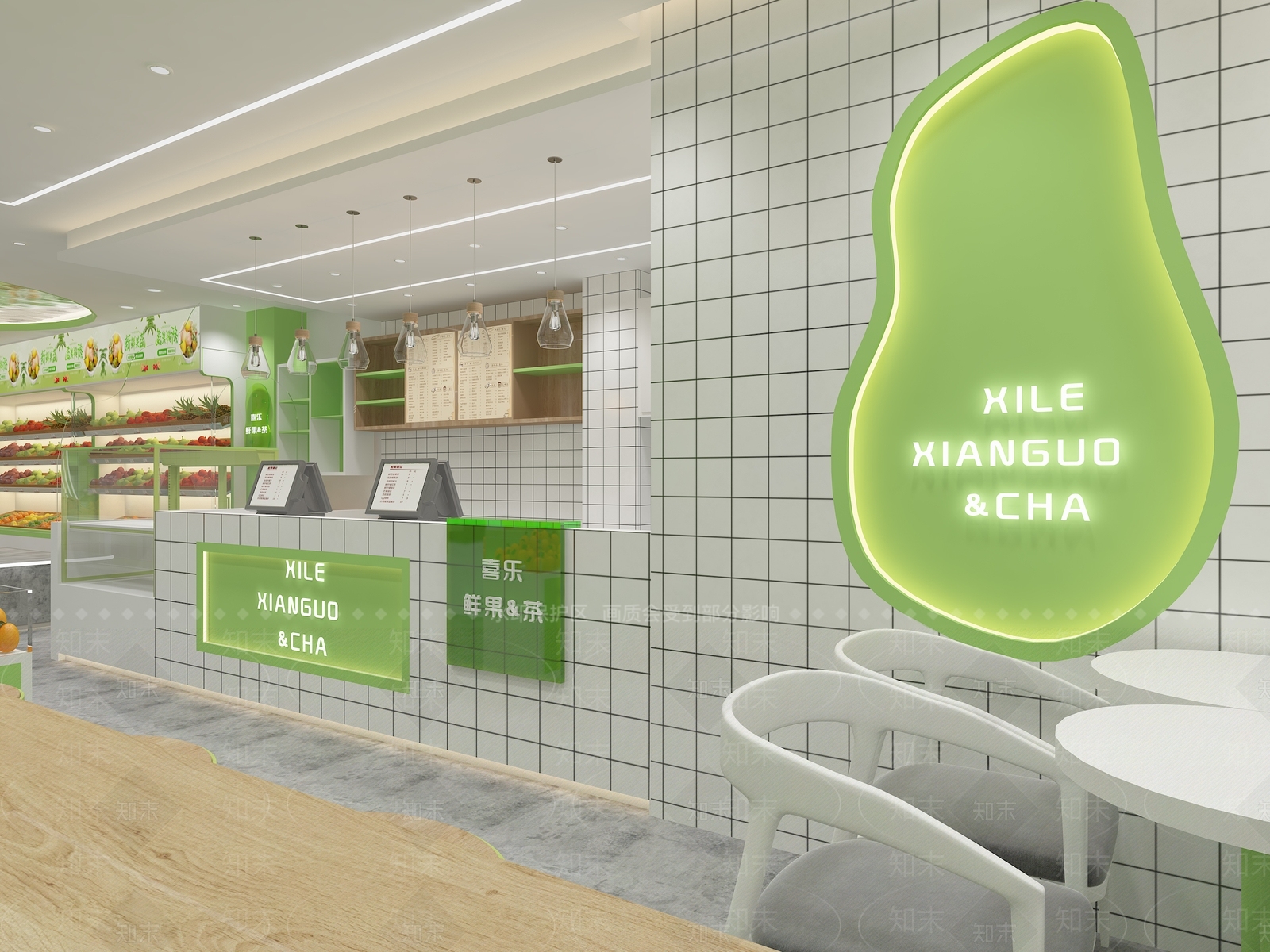 现代水果店3D模型下载【ID:1109994967】
