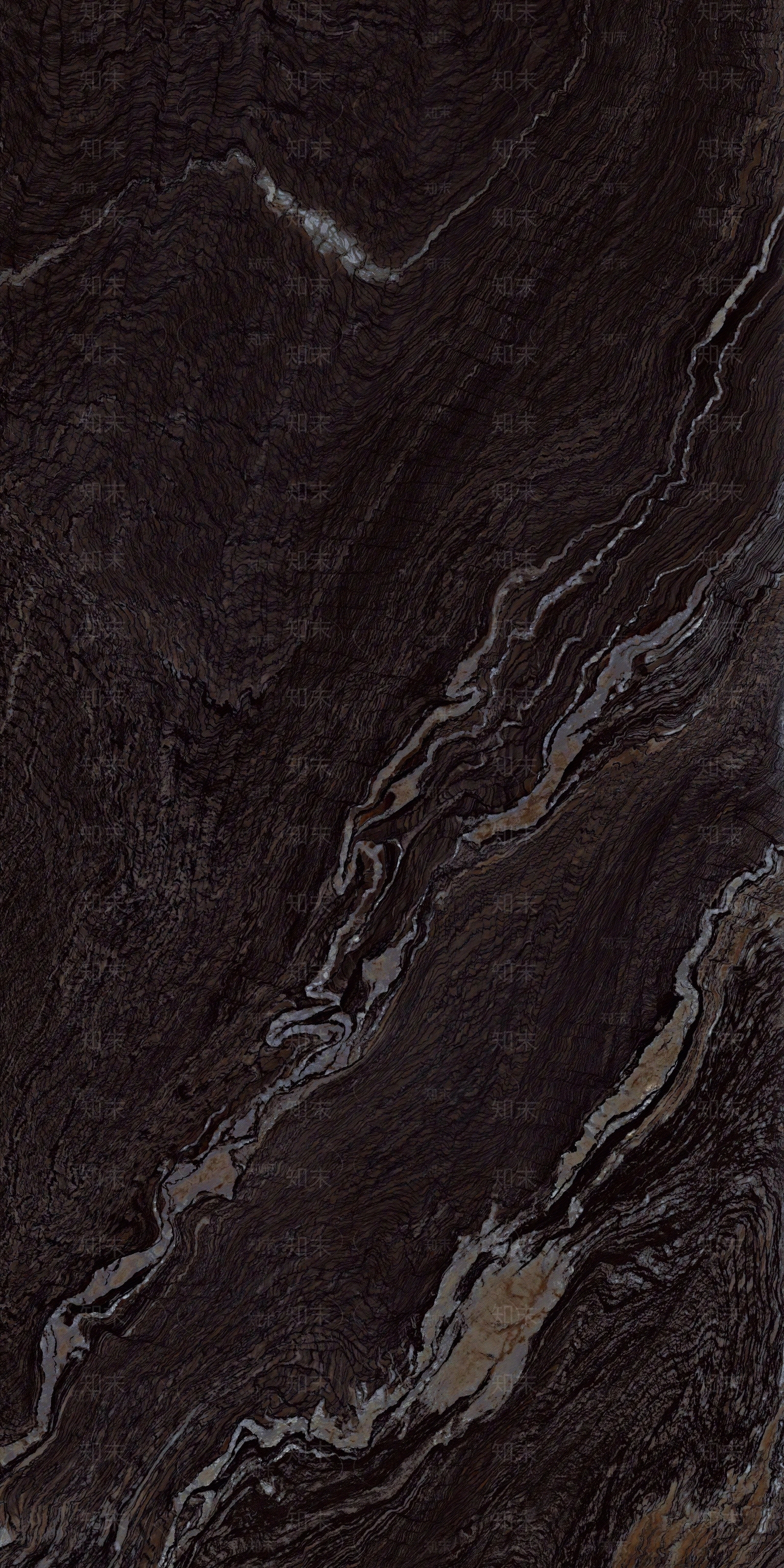 金意陶浮世绘黑色岩板贴图下载【ID:1110007229】