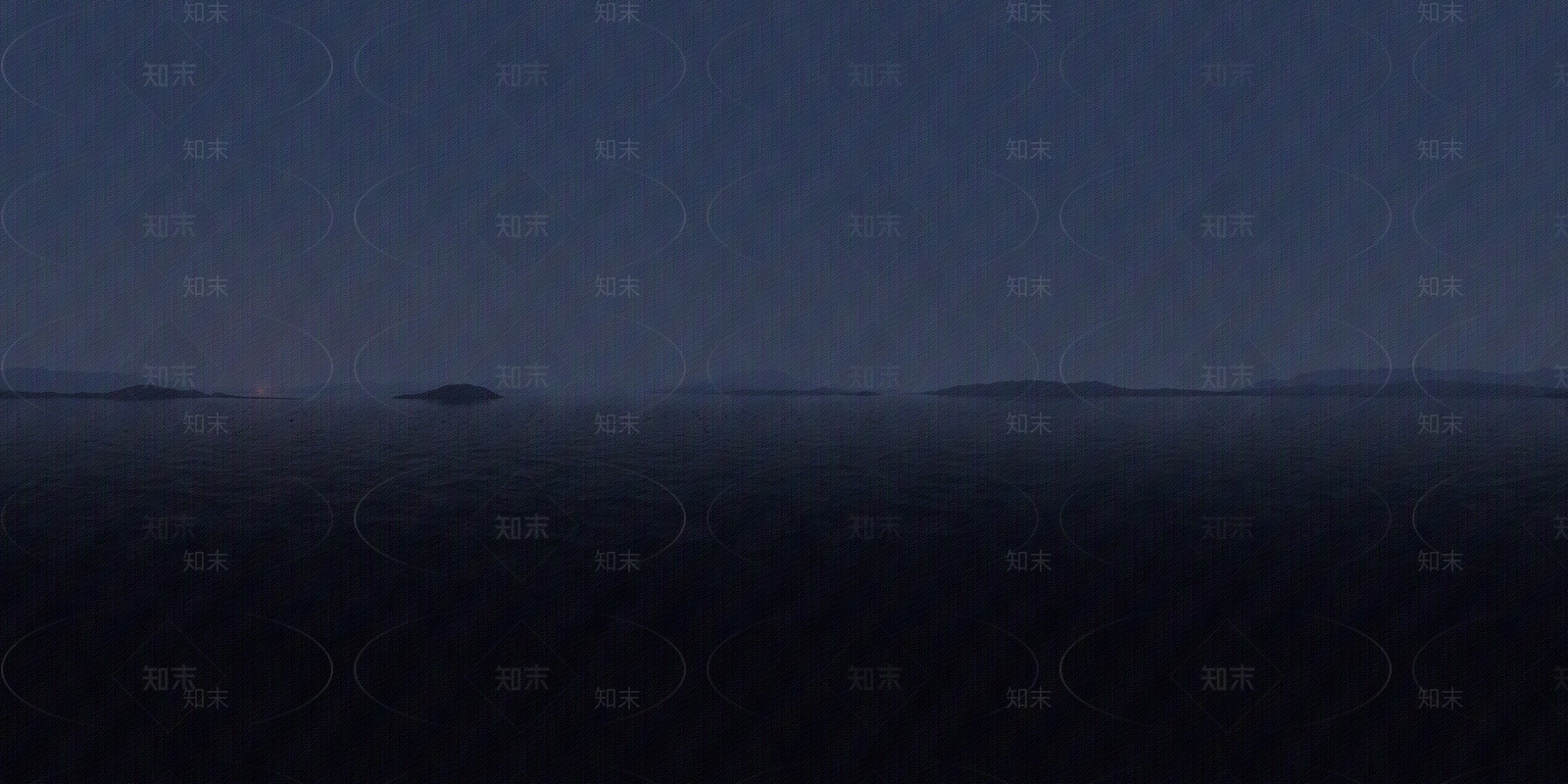 夜景天空海面岛屿HDR贴图下载【ID:1110024614】