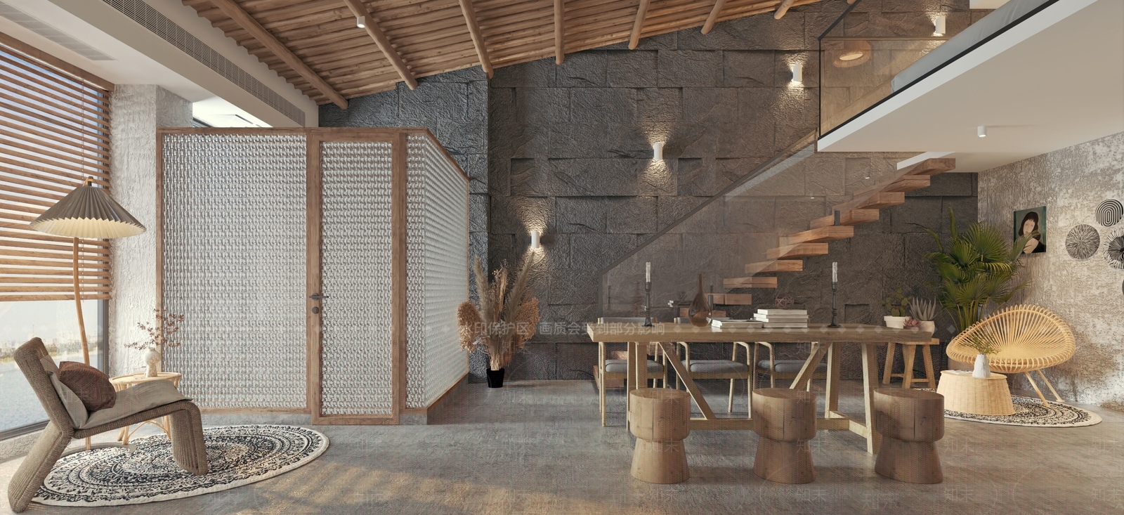 侘寂民宿3D模型下载【ID:1110026759】