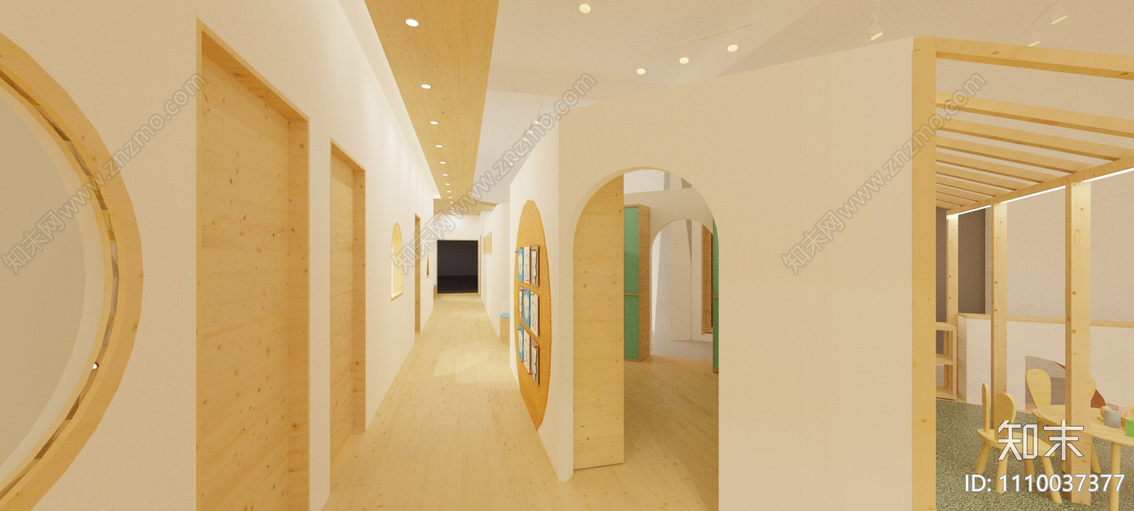 早教中心cad施工图下载【ID:1110037377】