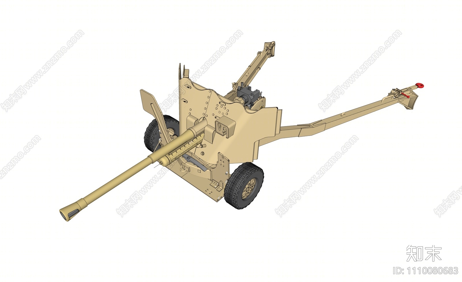 现代战防炮SU模型下载【ID:1110080683】