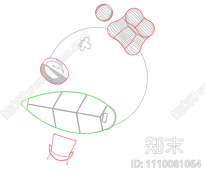 2022最新网红高端家具cad图库1cad施工图下载【ID:1110081064】