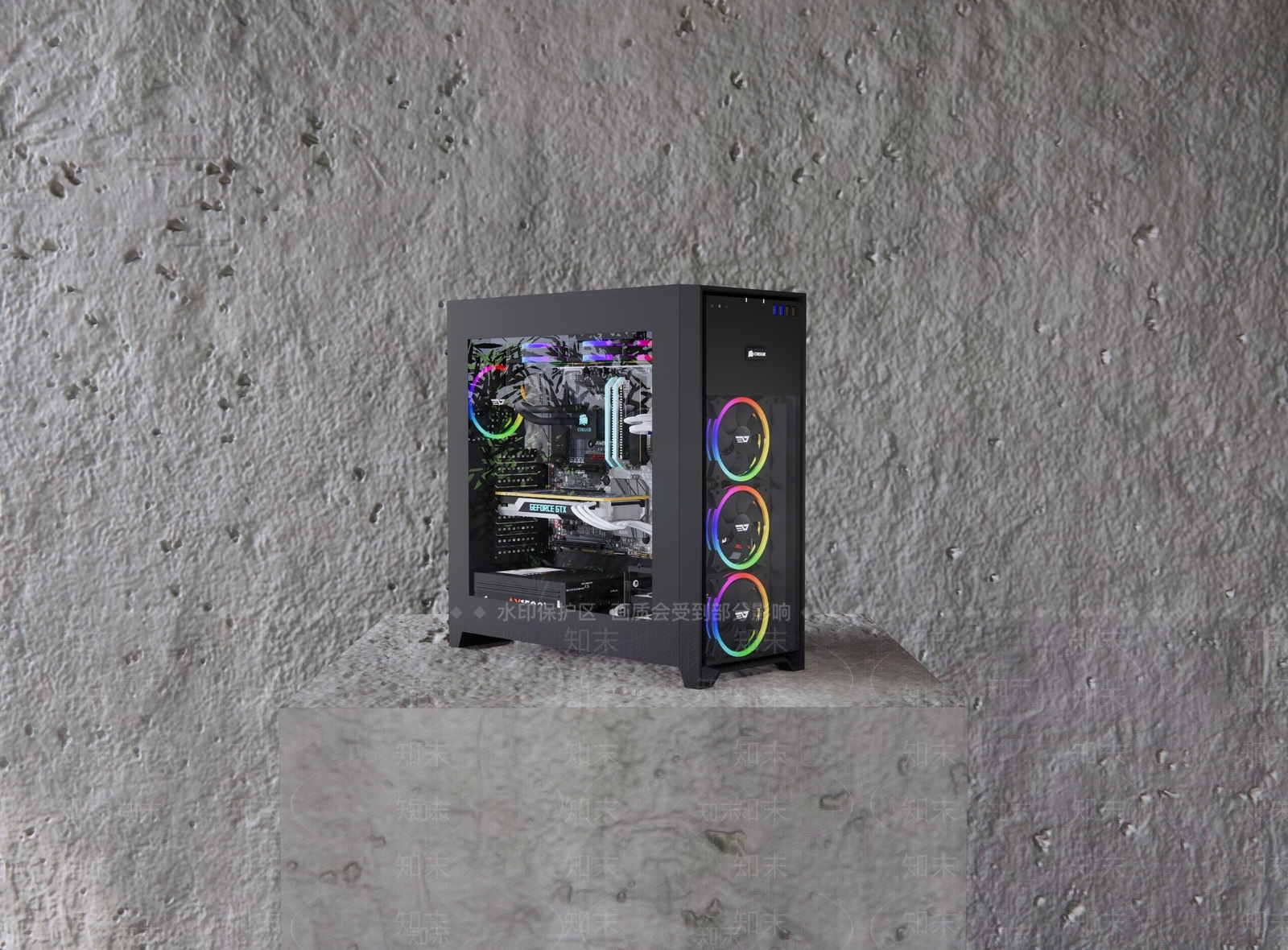 现代电脑主机SU模型下载【ID:1110082911】