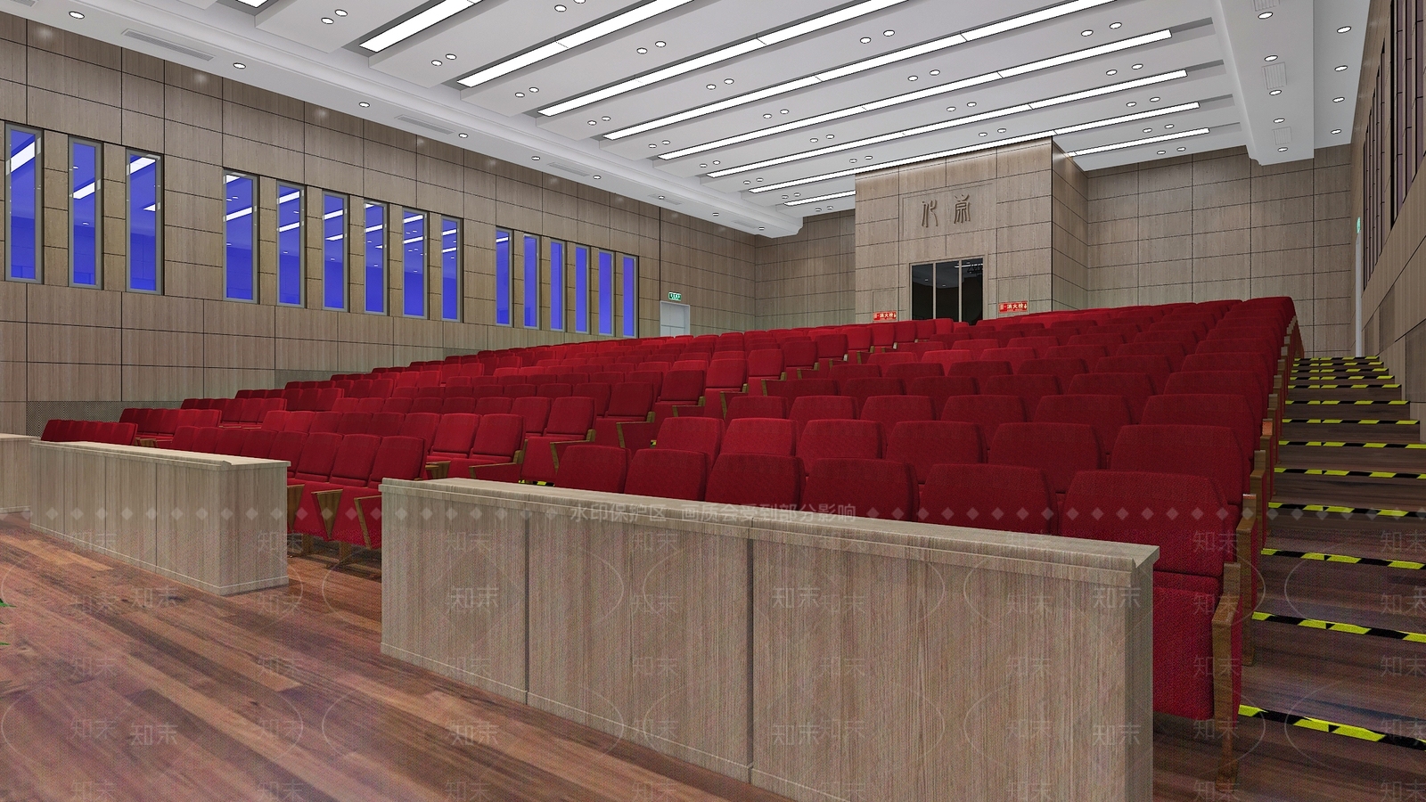 现代报告厅3D模型下载【ID:1110103691】