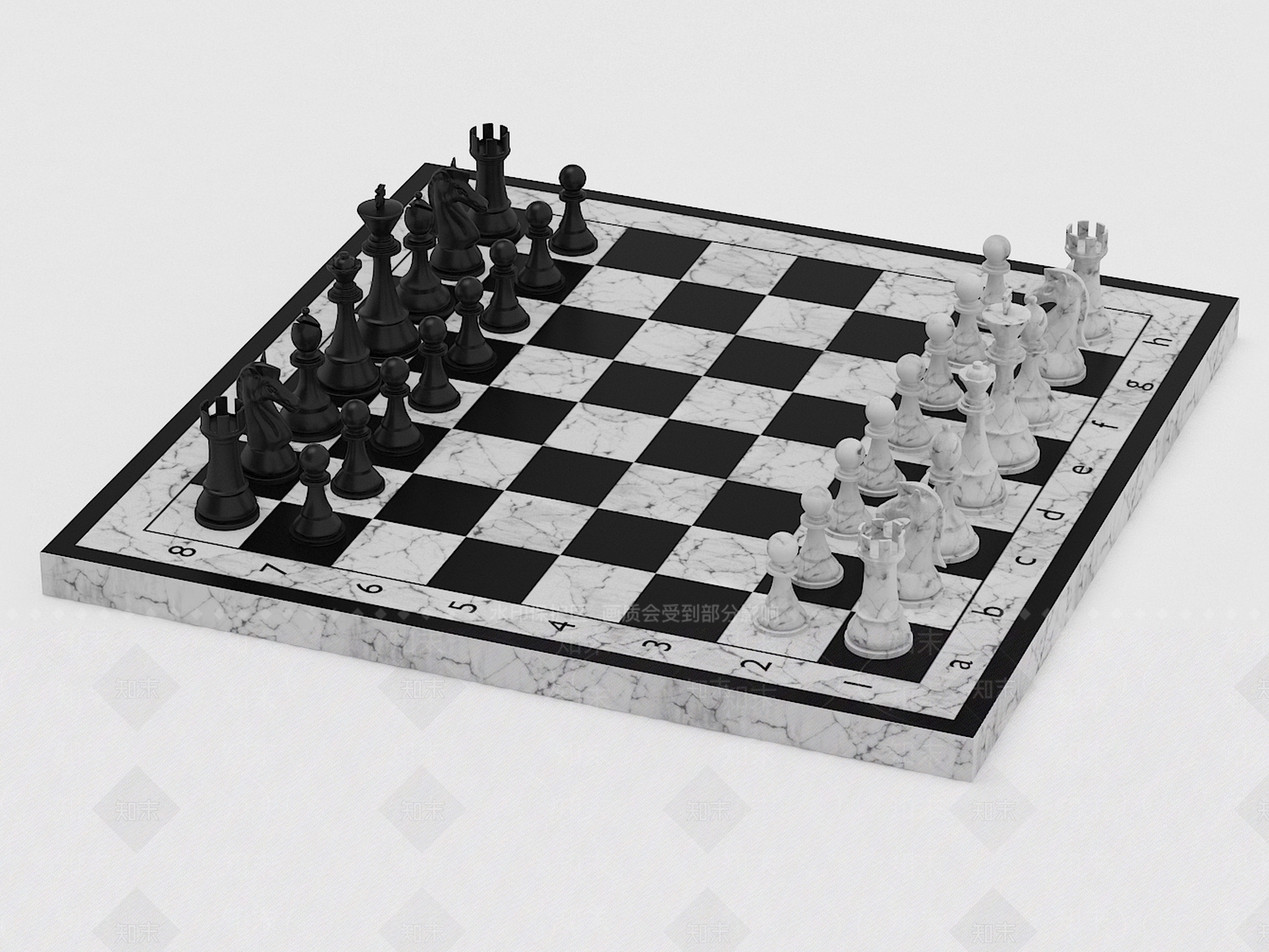现代国际象棋3D模型下载【ID:1110115612】