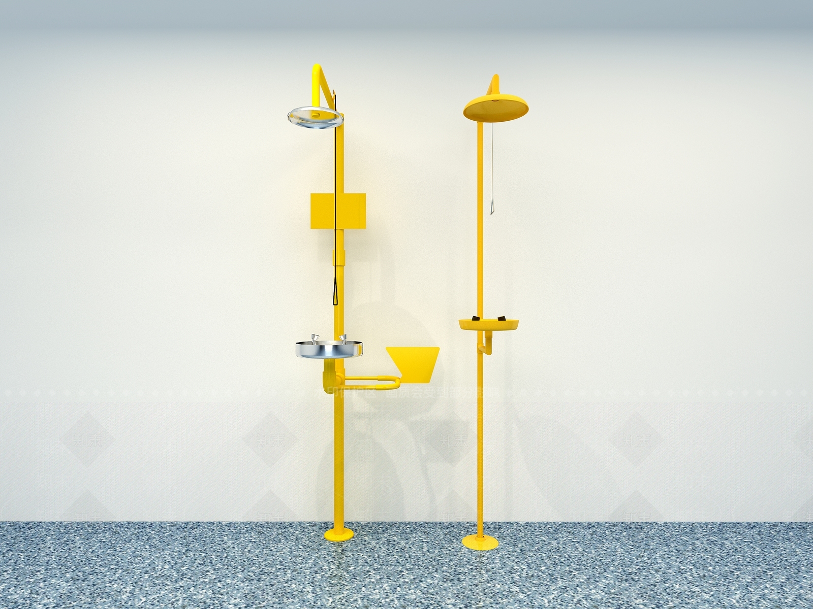 现代洗眼器3D模型下载【ID:1110120334】