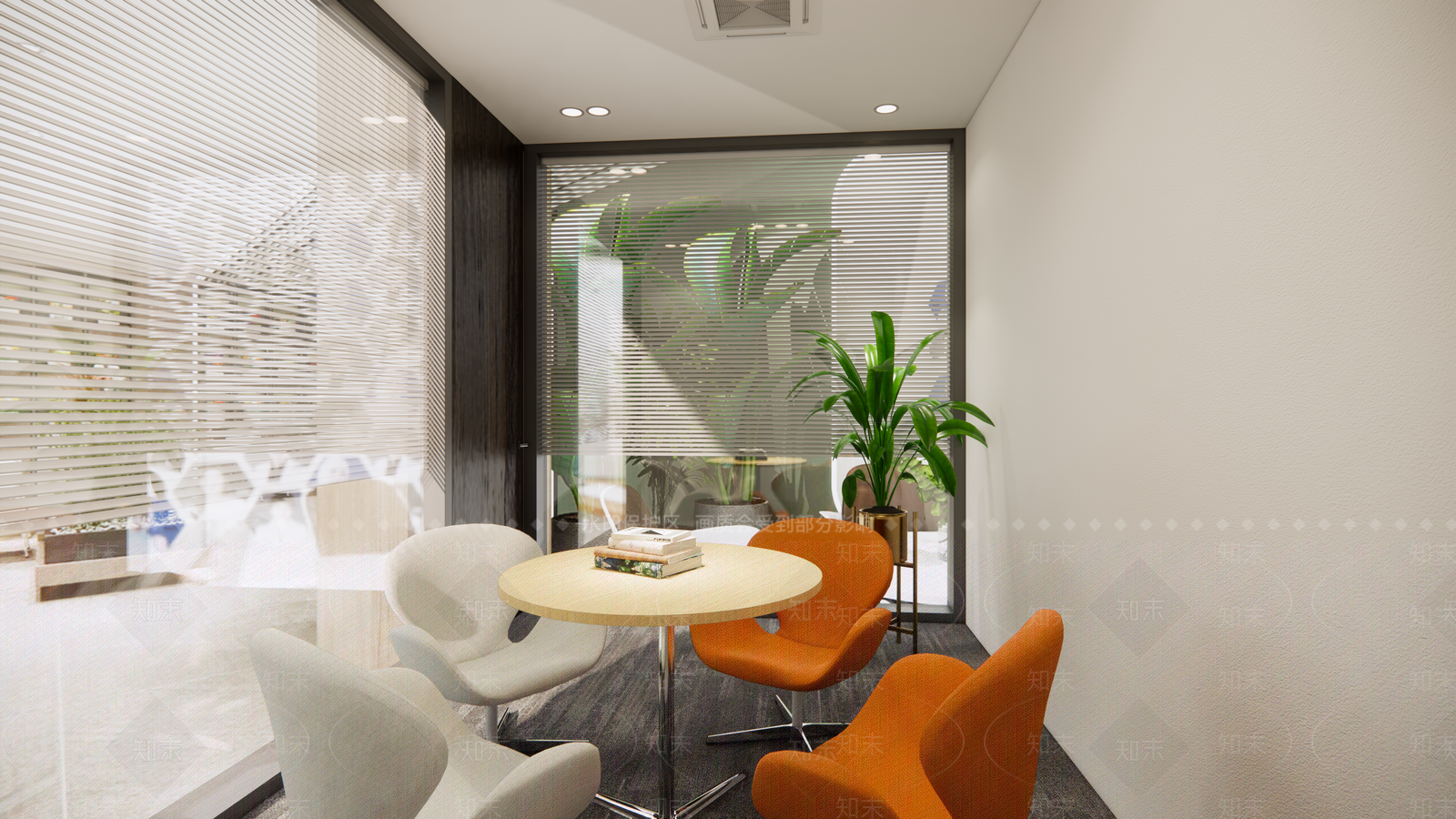 现代休息区SU模型下载【ID:1110141320】