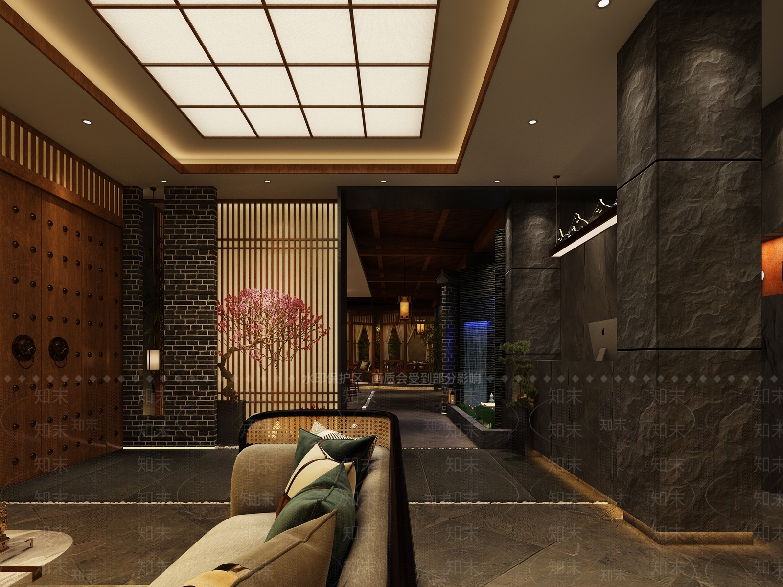 新中式火锅店3D模型下载【ID:1110154582】