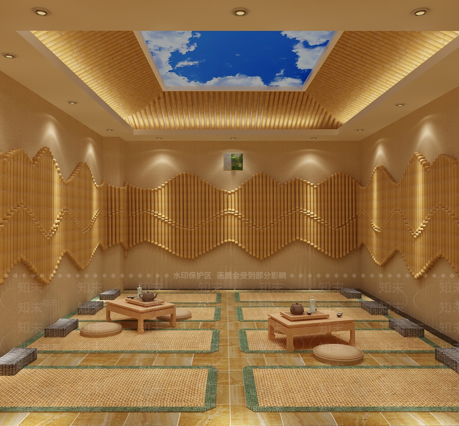 现代汗蒸房3D模型下载【ID:1110159547】