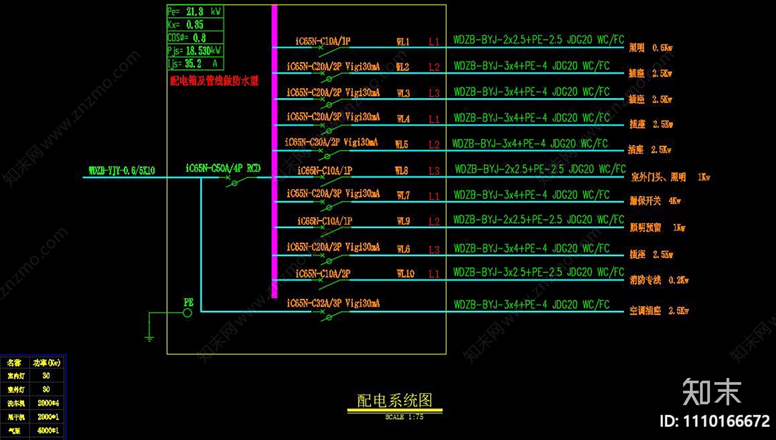 洗车行CADcad施工图下载【ID:1110166672】