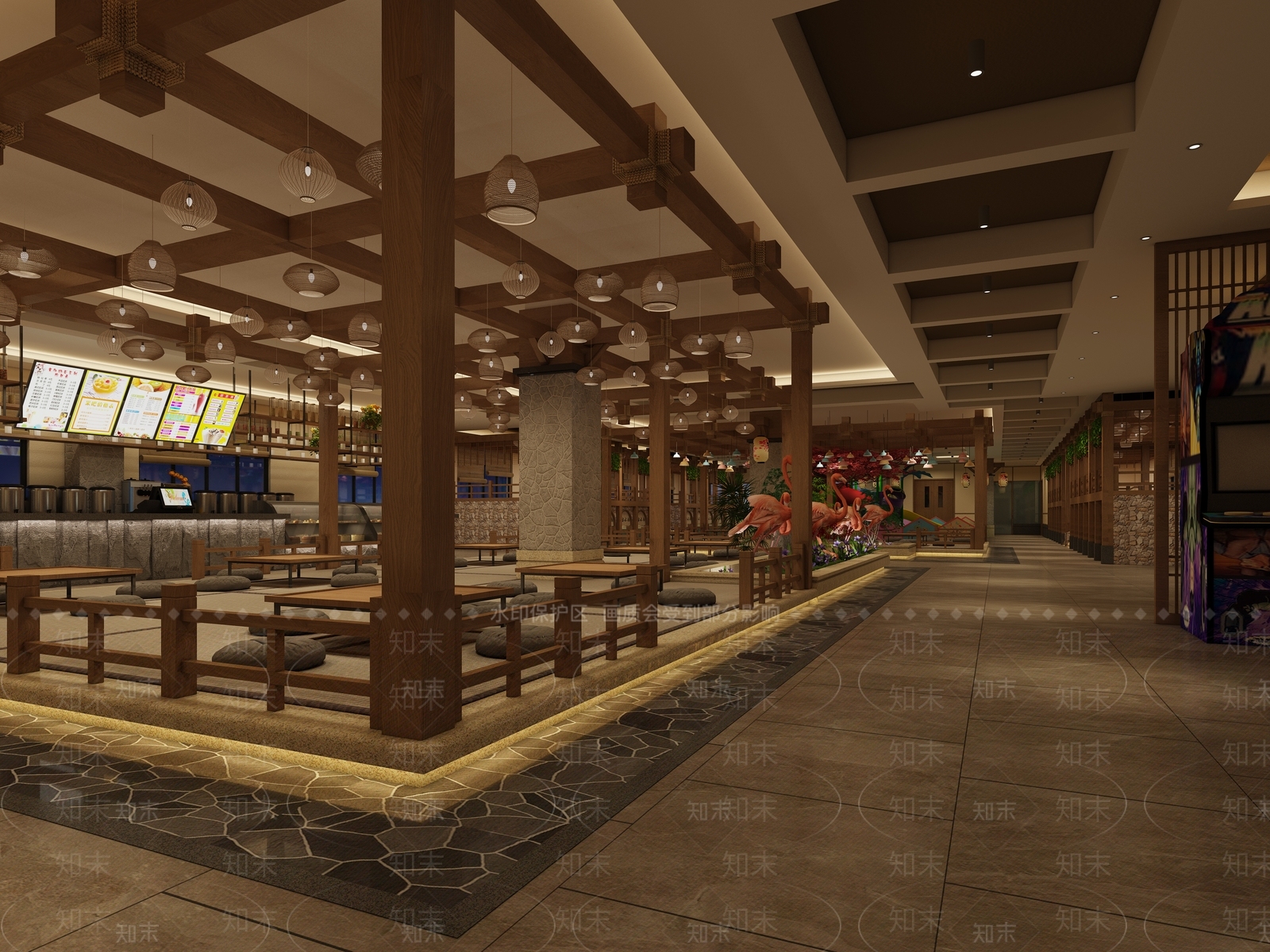 新中式洗浴中心3D模型下载【ID:1110166648】