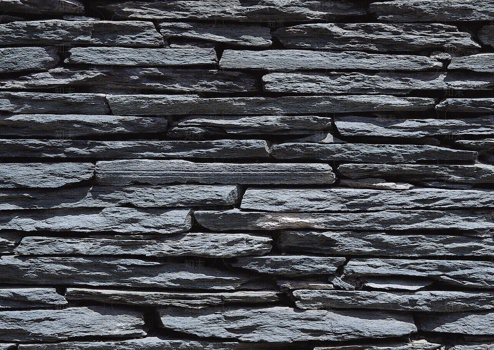文化石墙面黑色板岩贴图下载【ID:1110192242】