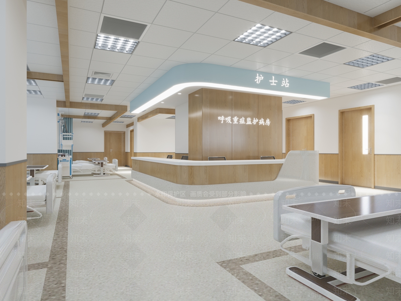 现代医院3D模型下载【ID:1110215496】