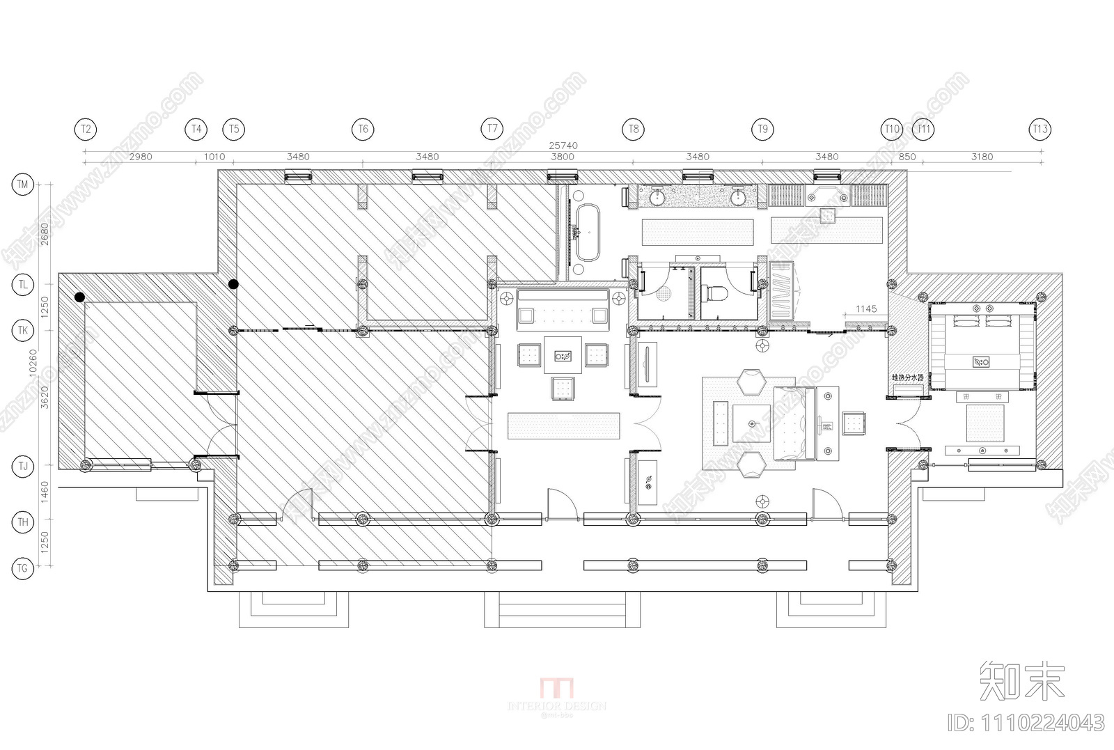 新古典cad施工图下载【ID:1110224043】