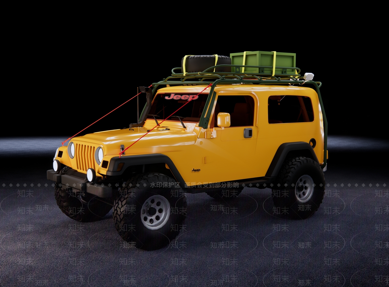 现代牧马人汽车SU模型下载【ID:1110225063】