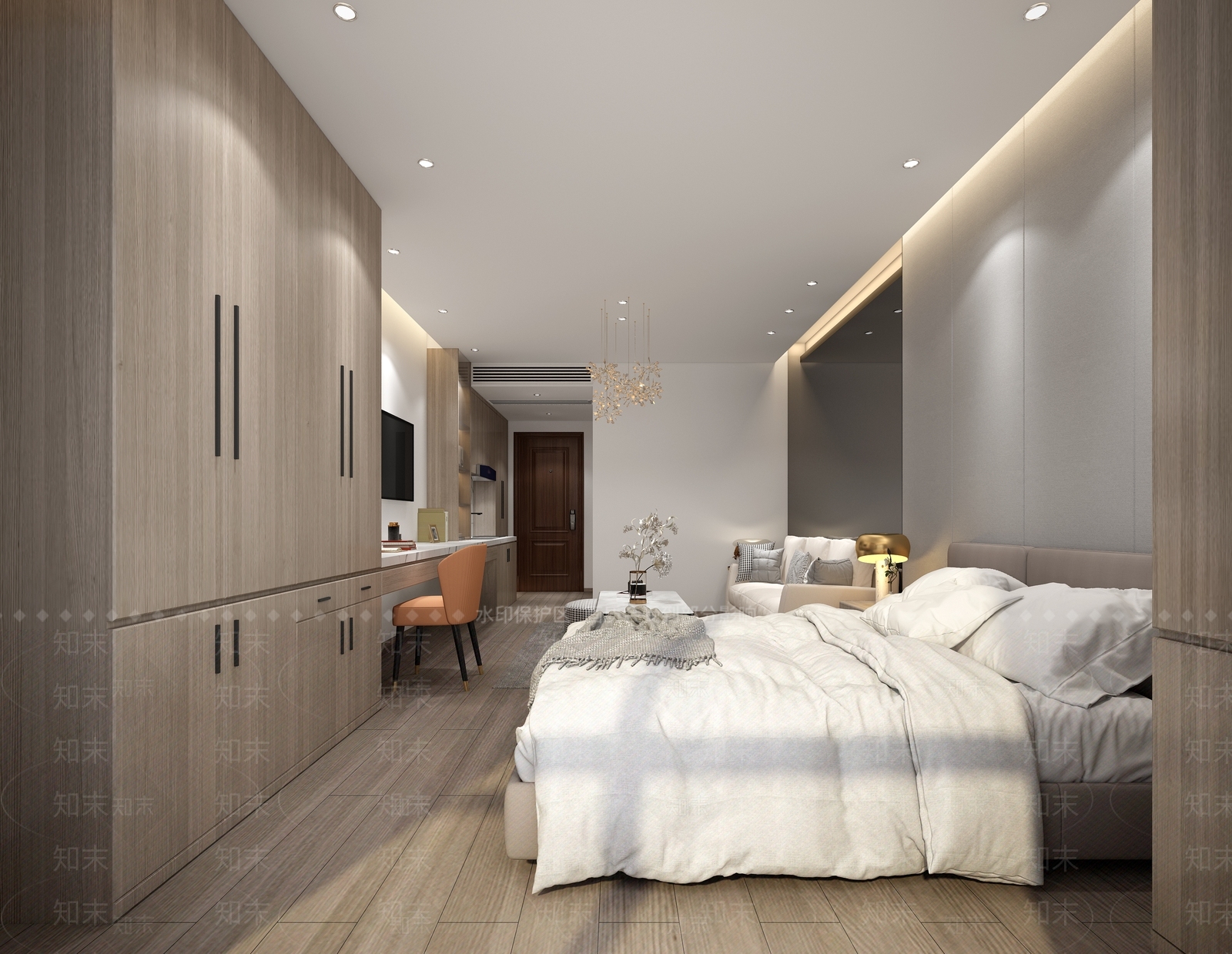 现代单身公寓3D模型下载【ID:1110230875】
