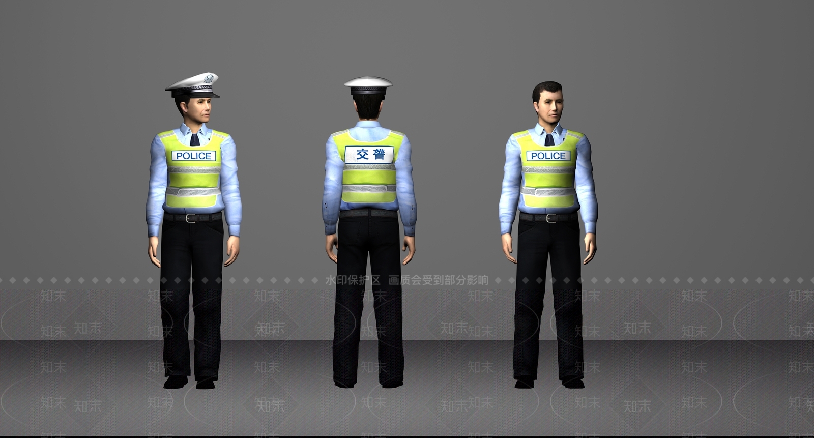 现代男人3D模型下载【ID:1110238984】
