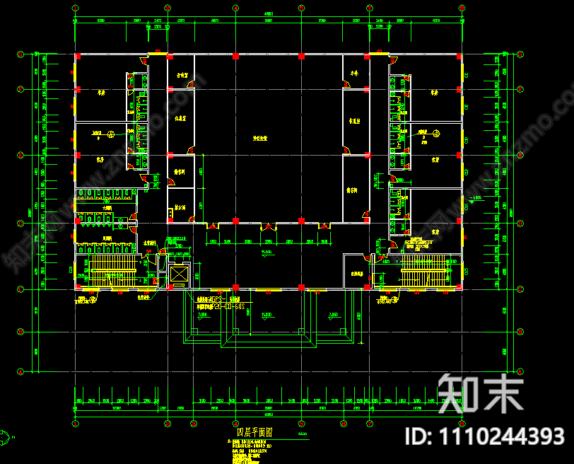 静音寺建筑施工图cad施工图下载【ID:1110244393】