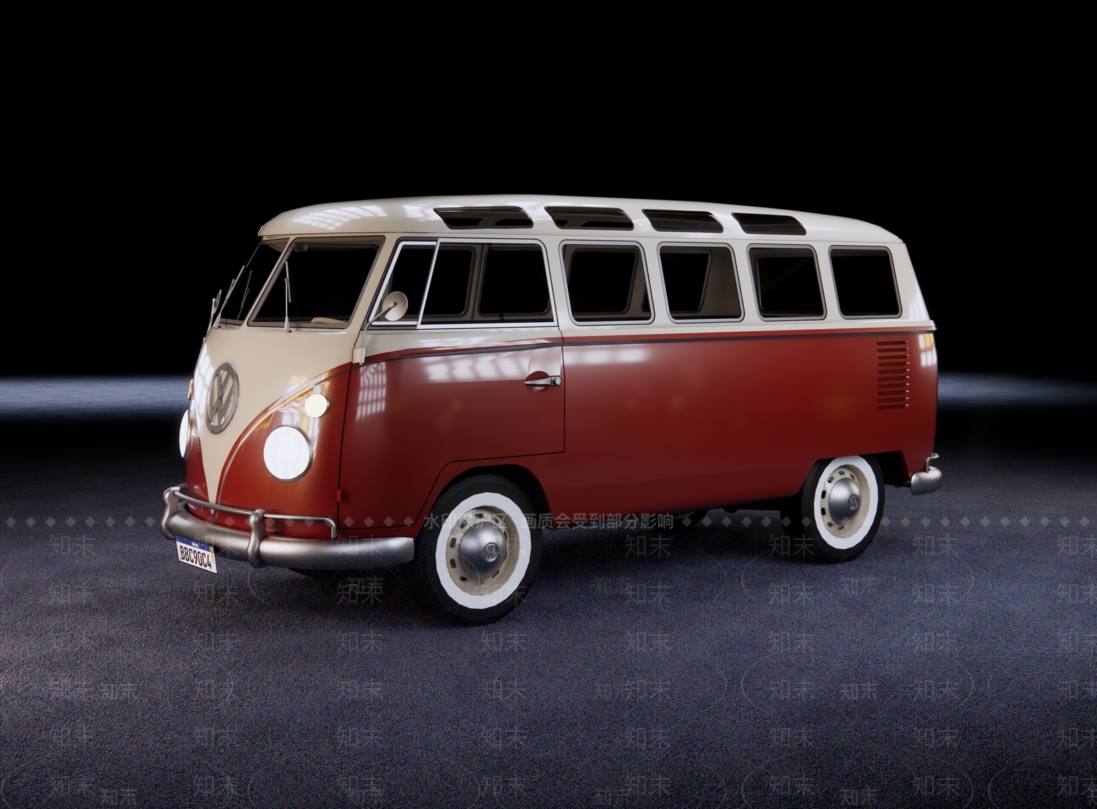 现代大众T1面包车SU模型下载【ID:1110251559】