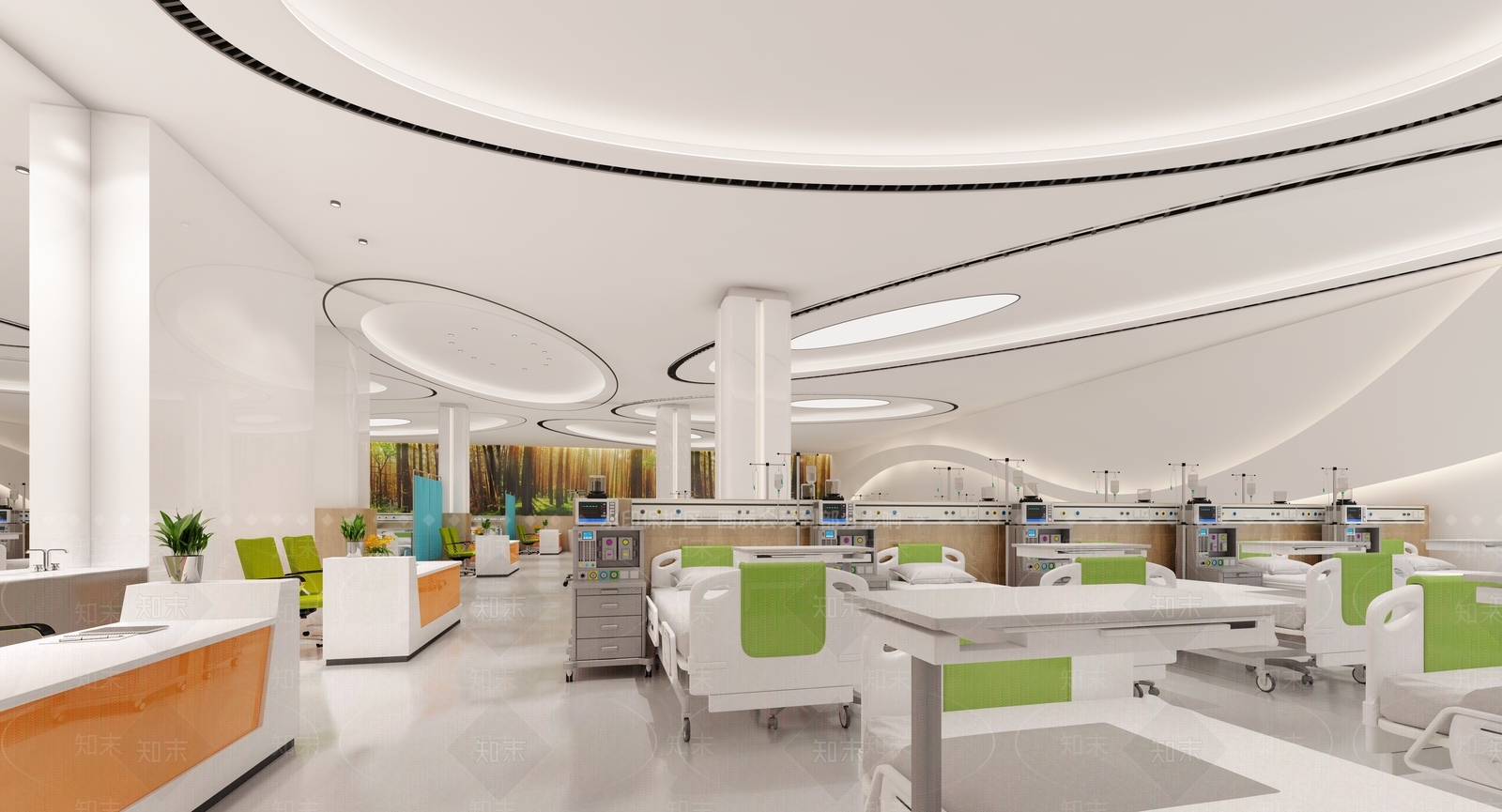 现代医院3D模型下载【ID:1110273900】