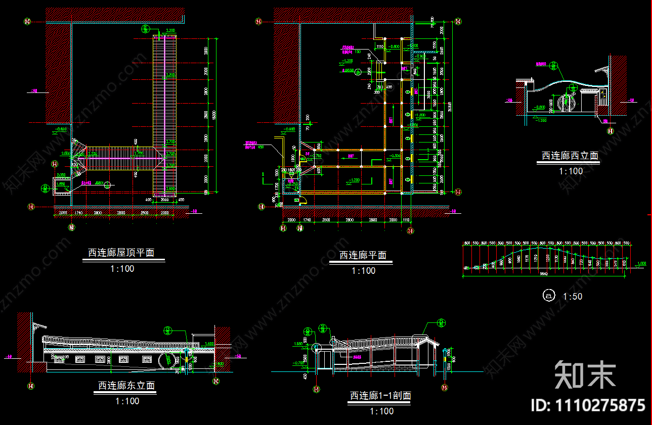 太湖古建筑cad施工图下载【ID:1110275875】