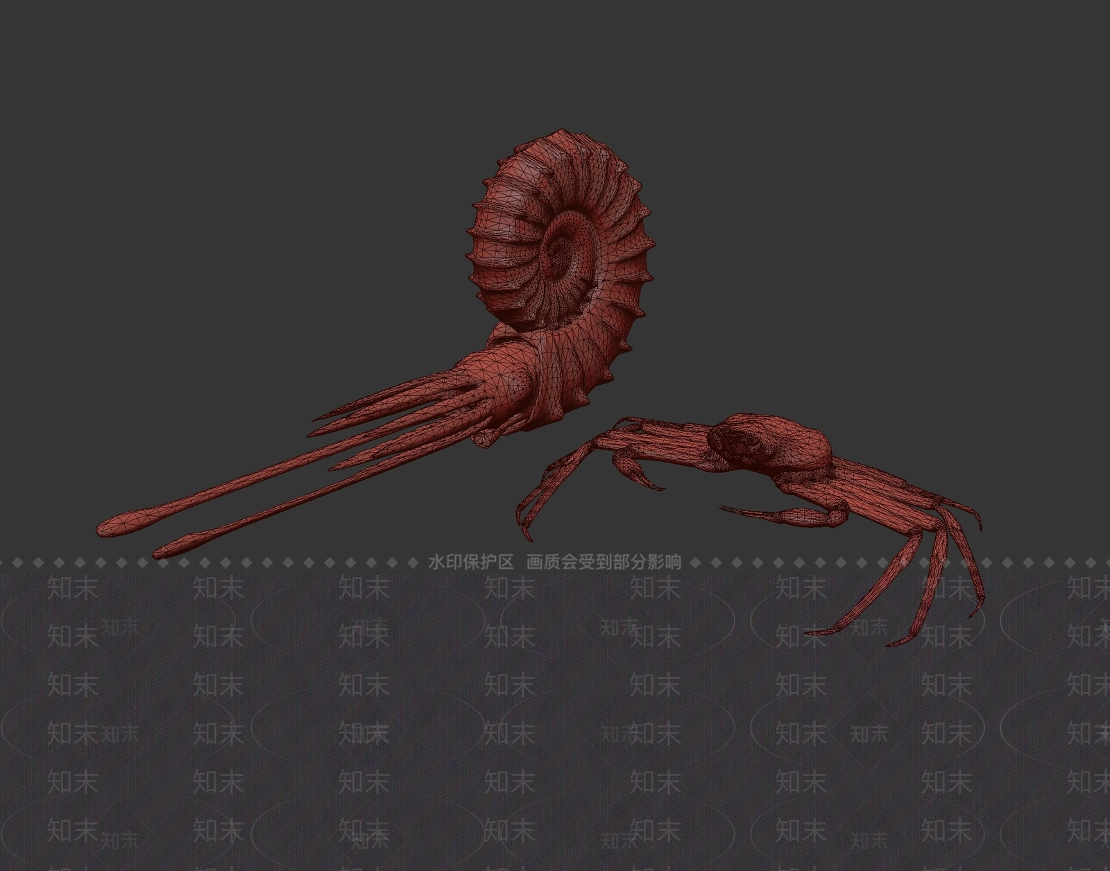现代海螺3D模型下载【ID:1110301942】