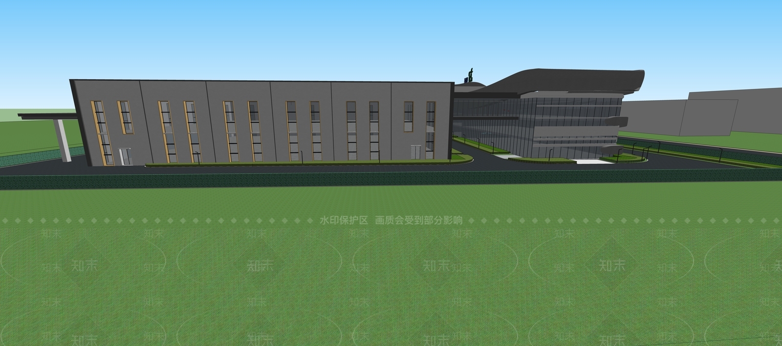 现代商业多层SU模型下载【ID:1110311211】