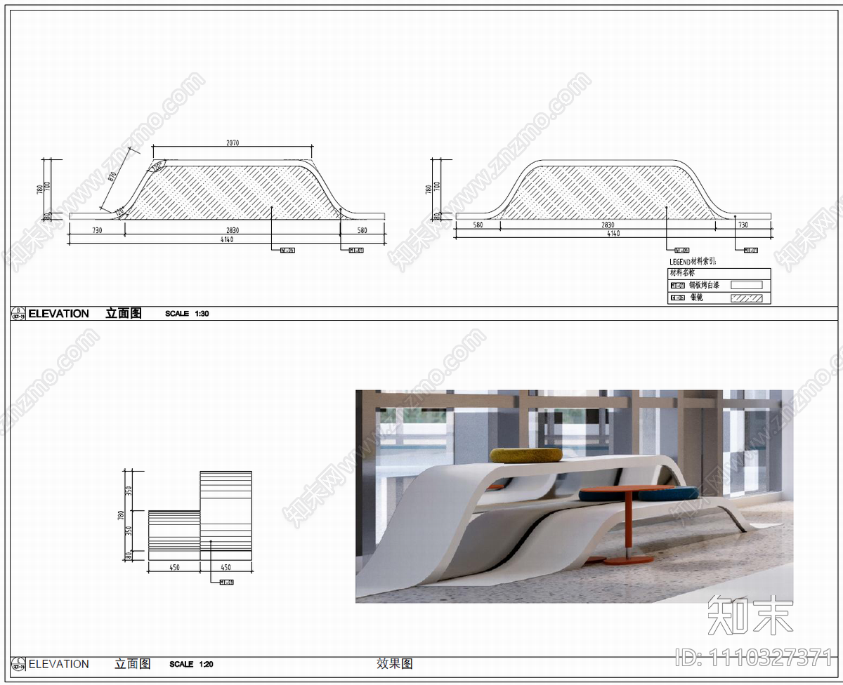 12000㎡办公空间CAD施工图cad施工图下载【ID:1110327371】