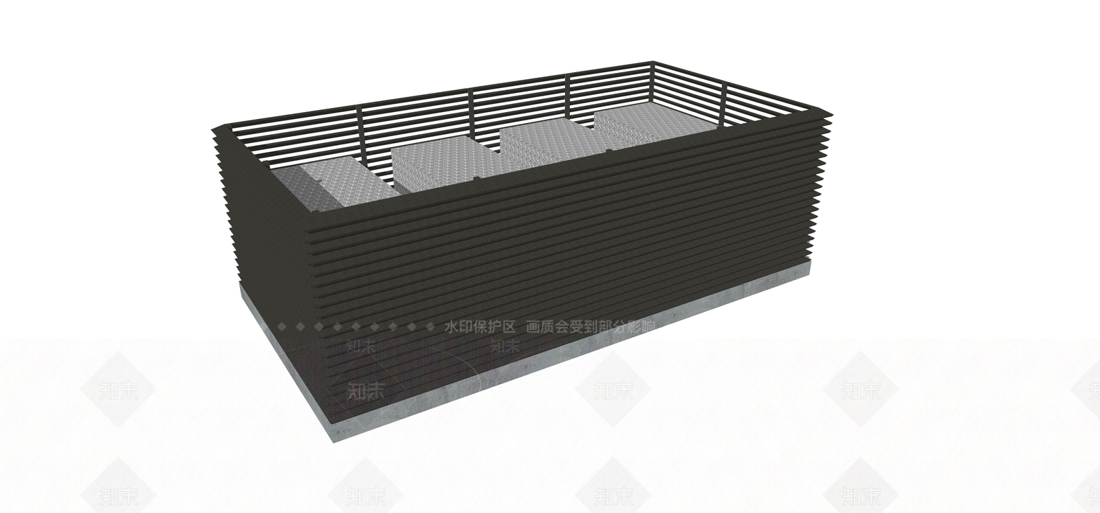 现代通风井SU模型下载【ID:1110333527】
