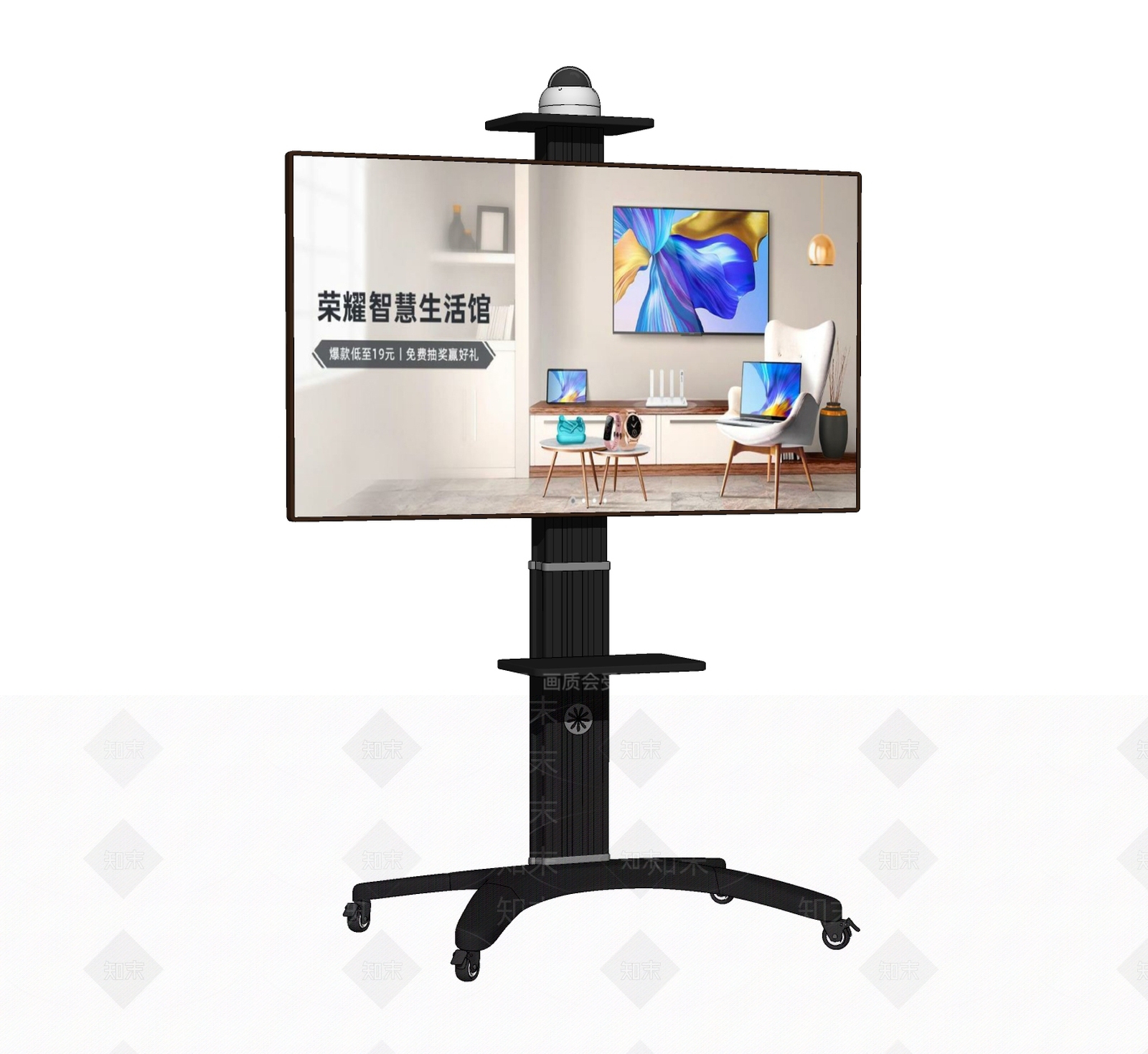 现代电视机SU模型下载【ID:1110339158】