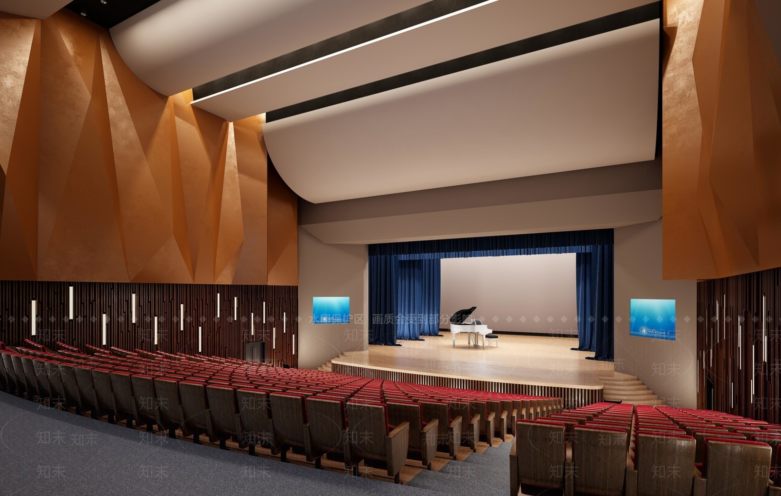 现代电影院3D模型下载【ID:1110391713】