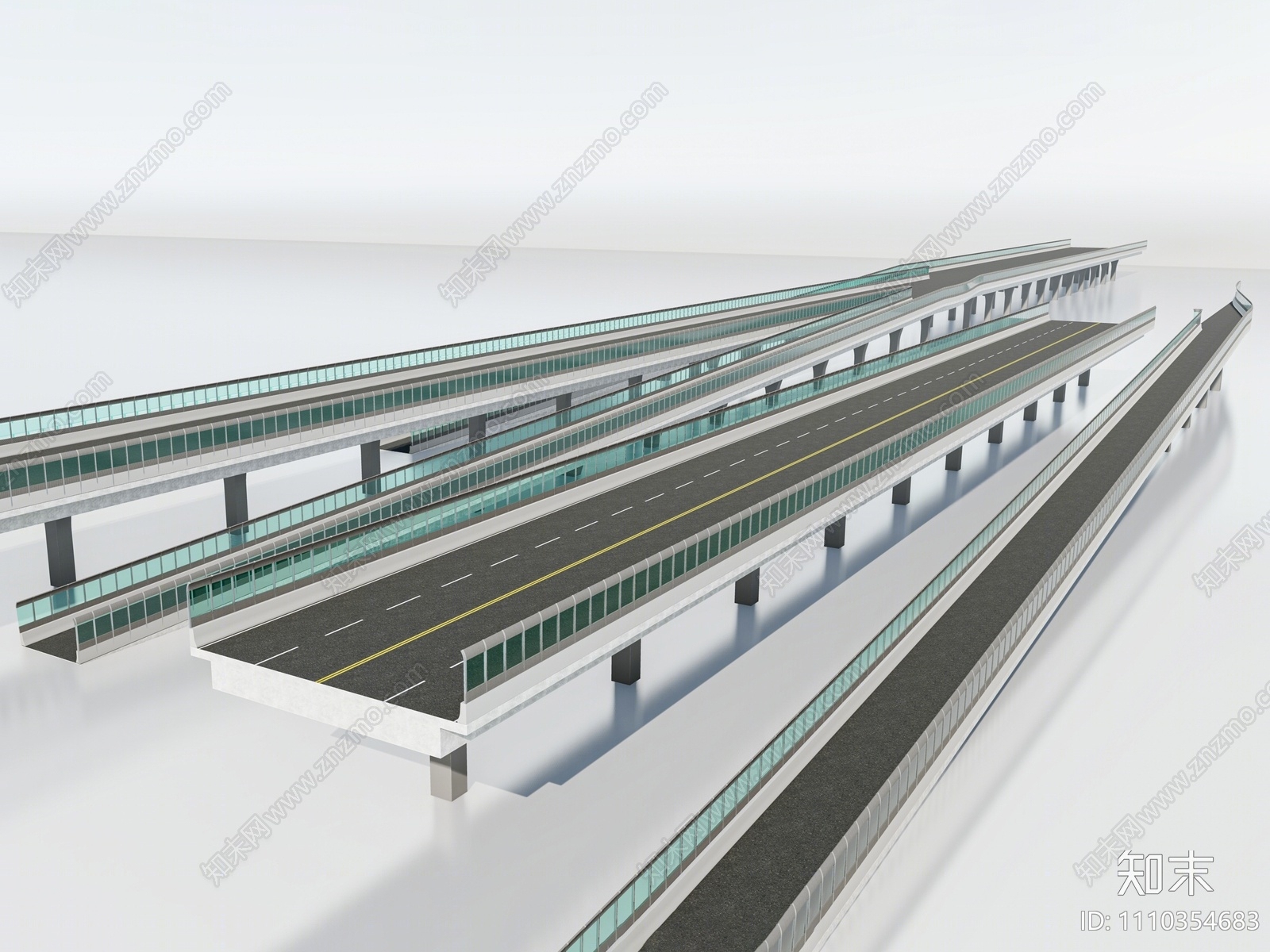 现代道路SU模型下载【ID:1110354683】